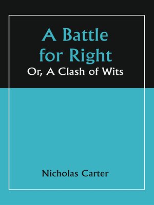 cover image of A Battle for Right